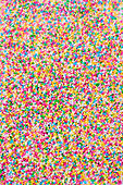 Colored sprinkles, close up