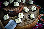 White chocolate lime cupcakes