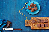 Schokoladen-Haselnuss-Fudge (milchfrei, glutenfrei)