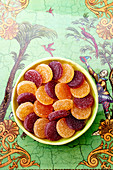 Various pate de fruit (fruit jelly, France)