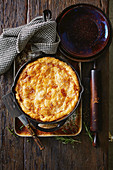 One pan country chicken pie