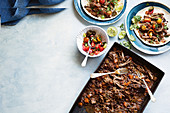 Slow-cooked beef short rib tacos