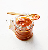 Savory nectarine barbecue sauce