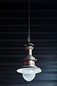 Vintage metal pendant lamp