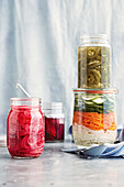 Pickled red onion, beetroot, jalapeno chillies and vietnamese slaw