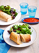 Salmon, Spinach and Rice Parcels