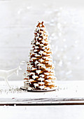 Lebkuchen-Weihnachtsbaum mit Zuckerguss