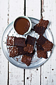 Chocolate cake biscotti