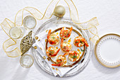 Christmas with Woman s Day - All the trimmings! - Roasted Tomato & Prawns Tarts
