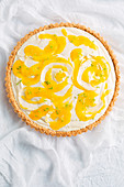 Mango and Yhoghurt Cheesecake tart
