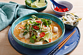 Spicy coconut fish soup
