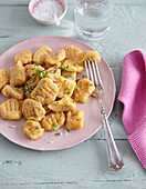 Sweet potato gnocchi with thyme