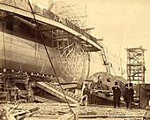 Construction of the SS Great Eastern, 1857