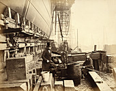 Construction of the SS Great Eastern, 1857