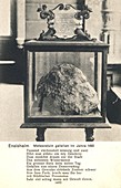 Display for Ensisheim meteorite of 1492