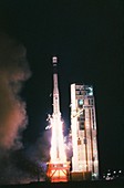 Second Ariane 2 launch, 1987