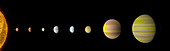 Kepler-90 planetary system, illustration