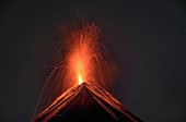 Eruption of Fuego volcano, November 2016