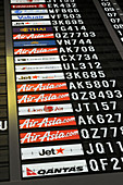 Airport departure boards
