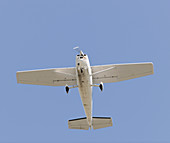 Cessna 172 Skyhawk light aircraft in flight