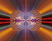 Bi-polarity supersymmetry illustration