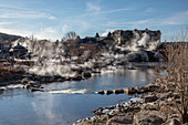 Pagosa Springs hot baths, Colorado, USA