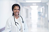 Female doctor with stethoscope