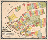 Property map for New Amsterdam, 1642