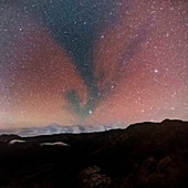 Milky Way over Haleakala crater, Hawaii