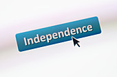 Independence, conceptual image