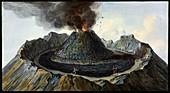 Mount Vesuvius before eruption, 1767