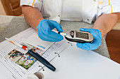 Diabetes blood sugar test