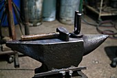 Anvil in a forge