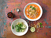 Khao Soi (chicken noodle soup, Thailand)