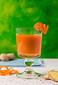 Carrot and ginger juice