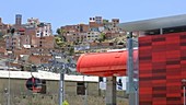 Cable cars, La Paz, Bolivia