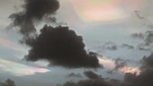 Iridescent cloud colours