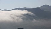 Low cloud over hills
