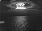 Castle Bravo hydrogen bomb test, high-speed footage, 1954