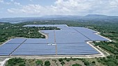 Solar farm, aerial