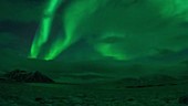 Aurora borealis, timelapse