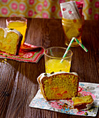 Orangeade cake with icing