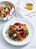 Grilled Peach and Farro Salad with Goat s Cheese