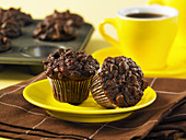 Double Chocolate Minimuffins mit Joghurt