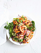 Prawn and herb noodle salad with spicy lime dressing (Low Carb)