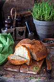 Whole grain bread with Thyme