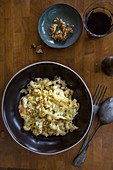 Mac and cheese with walnut