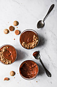 Chocolate mousse with amaretti