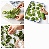 How to make baked kale chips