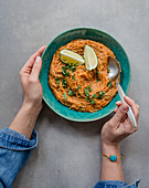 Sopa de fideos – Mexican noodle soup with tomatoes